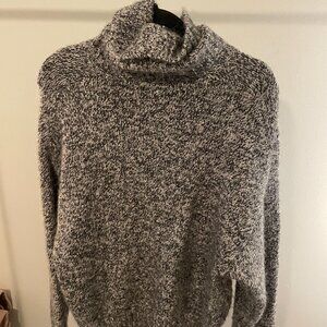 Long Sleeve Heathered Turtle Neck